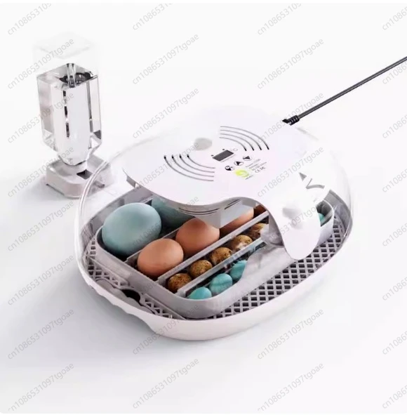 

16fully automatic incubators with transparent top cover and automatic water replenishment for small household chicken incubators