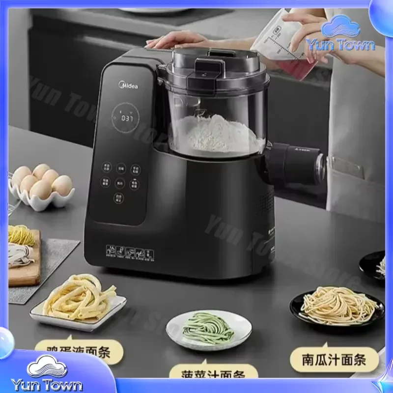 Fully Automatic Noodle Machine for Home Use Intelligent Pasta Maker with Vertical Outlet Multiple Die Heads Automatic Noodle