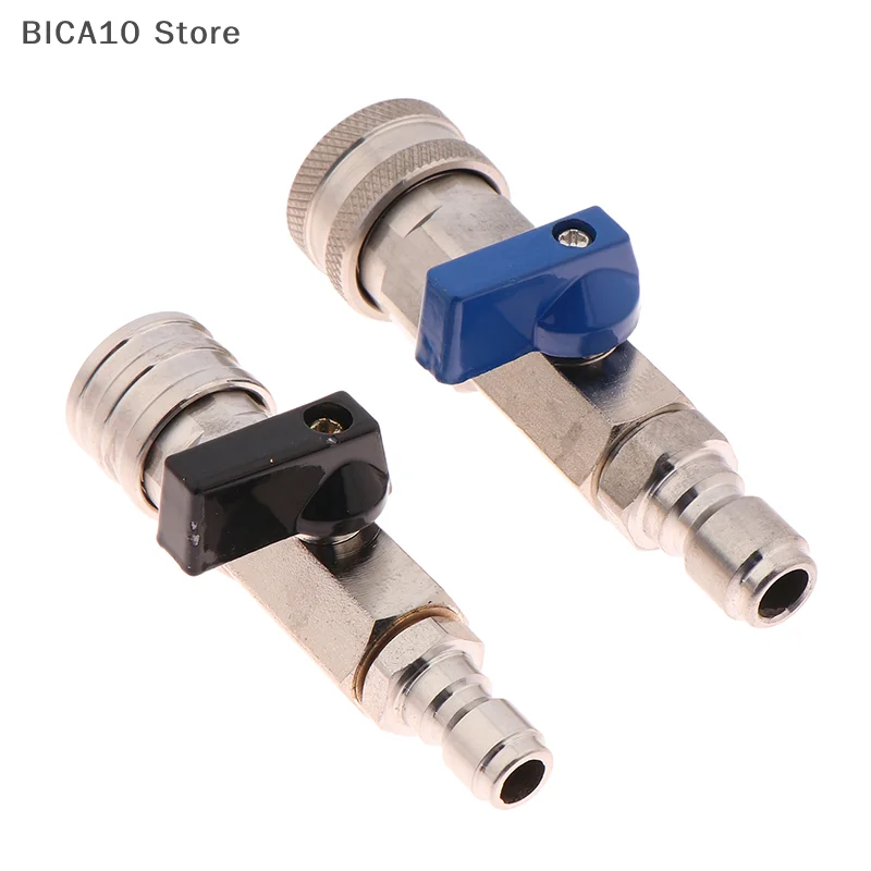 High Pressure Washer Ball Valve With 3/8 Or 1/4 Inch Quick Connector For Water Pumps Tanks Faucet Washer Hose Water Flow Switch