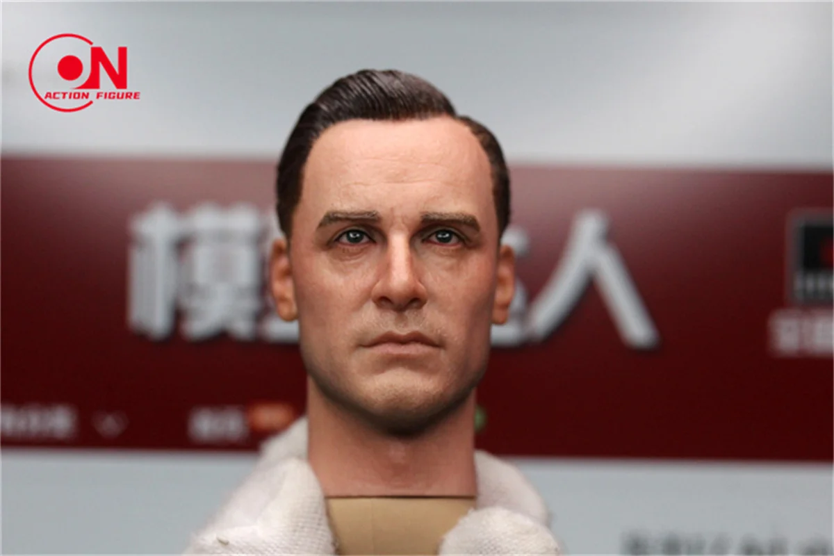 1/6 스케일 마이클 파스 벤더 헤드 스컬 프트 PVC 남성 군인 헤드 조각 모델 맞는 12 ''액션 피규어 바디 인형