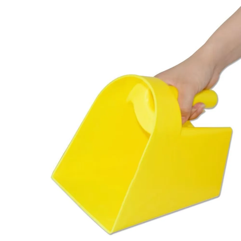 Standable Thickened Plastic Feed Scoop Durable Livestock Feeding Tool Flat Bottom Food Shovel For Sheep Farming Utility Scoop