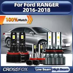 LED Car Headlight 9005 HB3 High Beam H15 Low Beam Auto Headlamps H11 Fog Lights Bulbs 6000K White For Ford RANGER 2016 2017 2018
