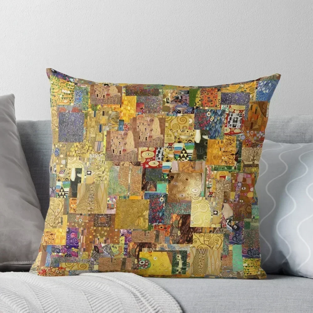 

Gustav Klimt Throw Pillow Cusions Cover New year Cushions For Decorative Sofa Ornamental Pillow pillow