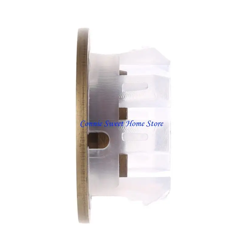 LXAF Basin Sink Copper Trim Overflow Cover Insert in Cap for Bathroom Kitchen Sink