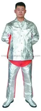 Steel making costume welding aluminized suit