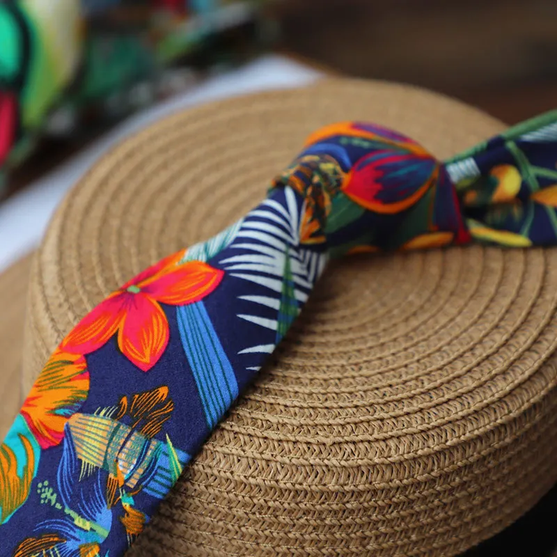 طباعة الأزهار القطن التعادل للرجال النساء رابطة عنق عادية للحزب الأعمال الزفاف ربطات العنق الكبار دعوى ربطات العنق للهدايا