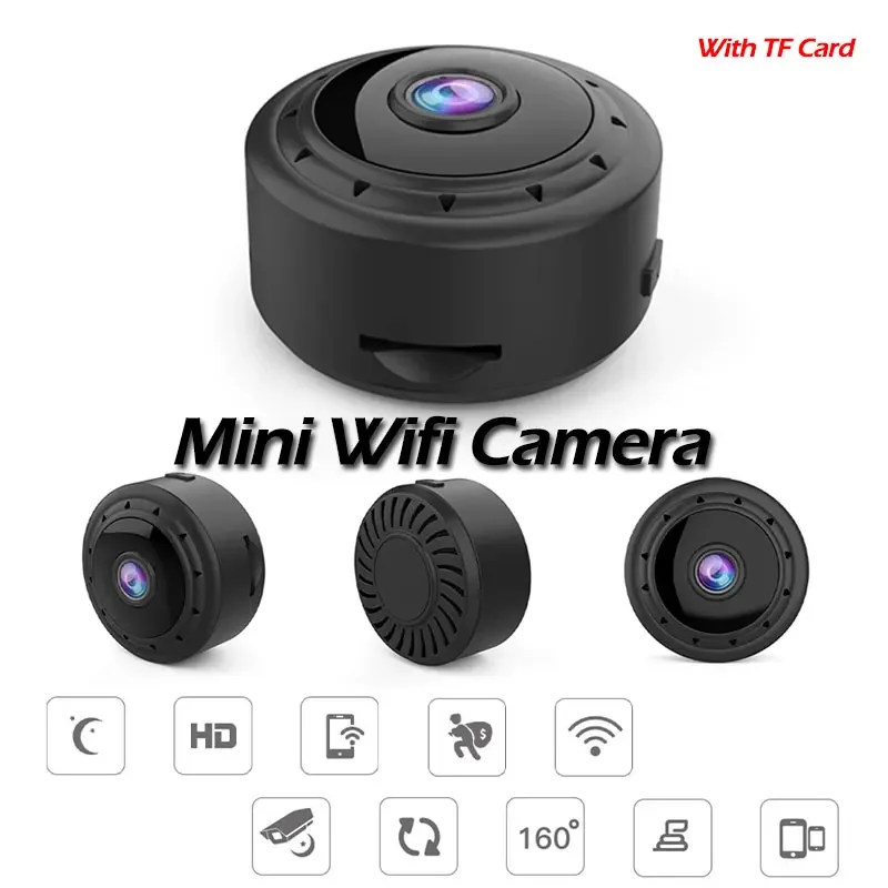 HD 1080P Mini IP Camera Wifi Security Remote Video Webcam Night Vision Wireless Smart Home Human Motion Sensor W11 Surveillance
