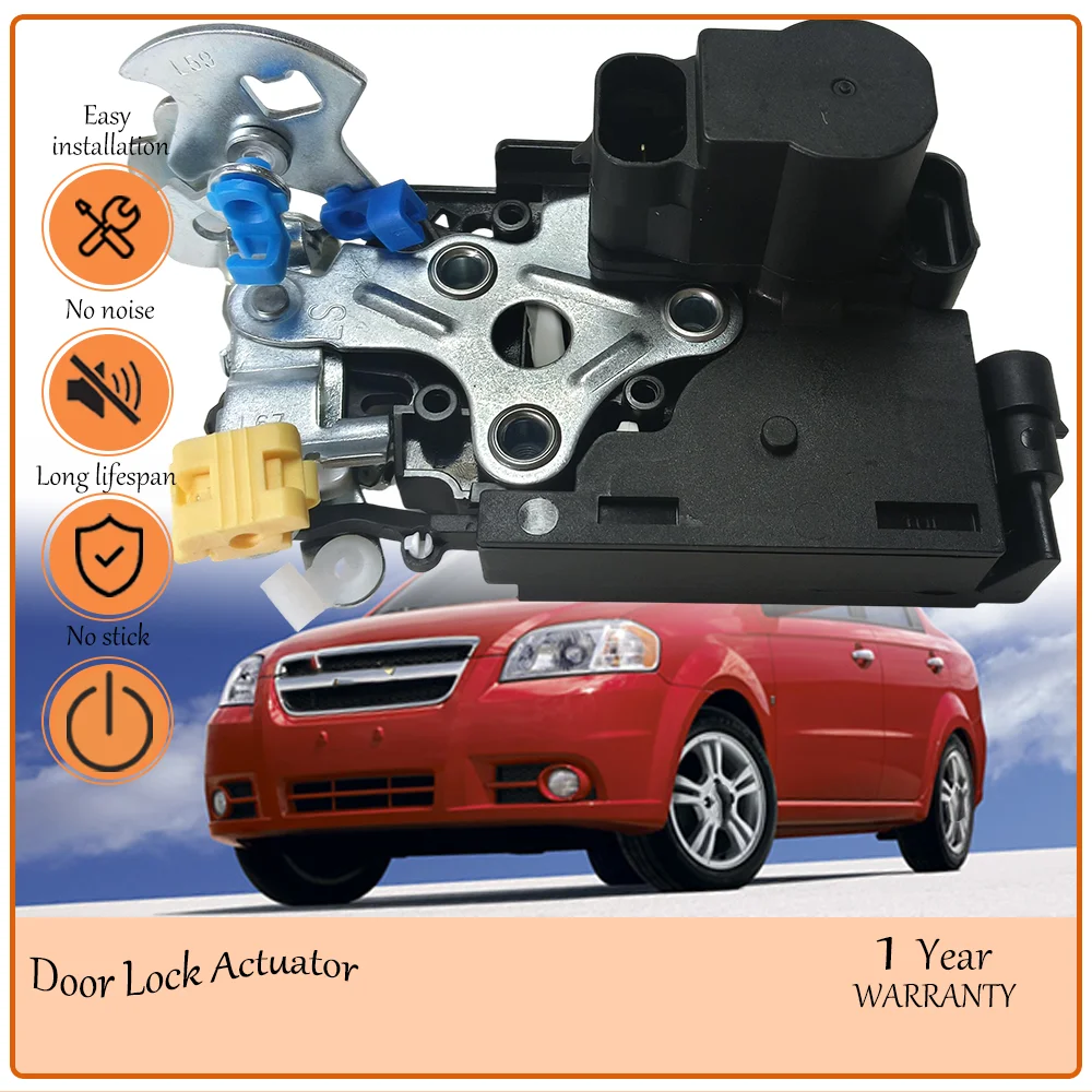 

Solid Structured Front Left Right Door Lock Actuator, Matches to Chevy Aveo Pontiac G3 Replacement oem Part 96272641,96272642