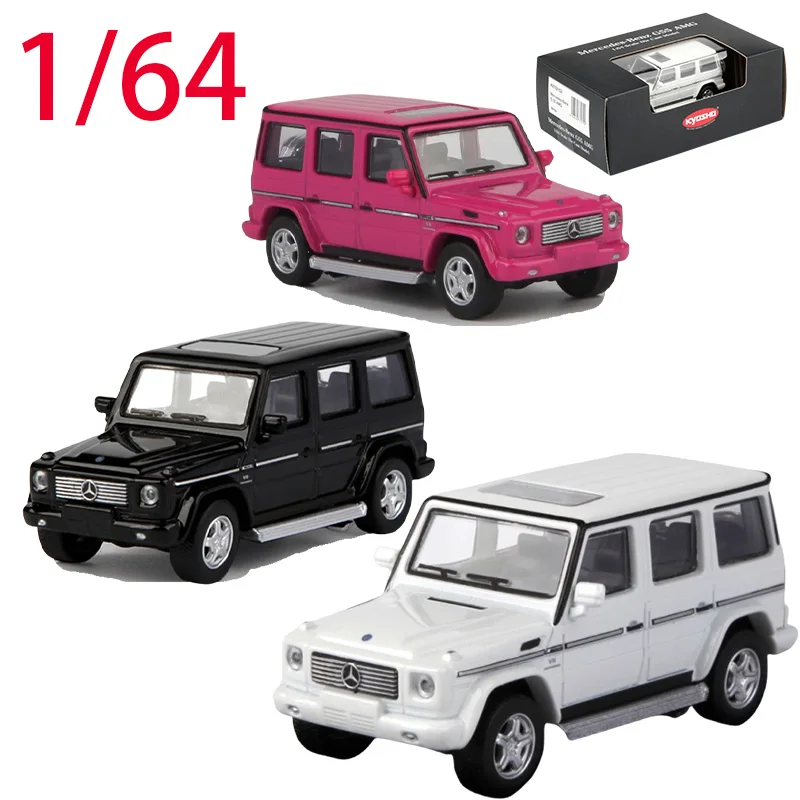 

KYOSHO Diecast 1/64 Scale Benz Alloy Car Model Mercedes-Benz G55 AMG SUV Play Vehicles Toys for Boys Original Box