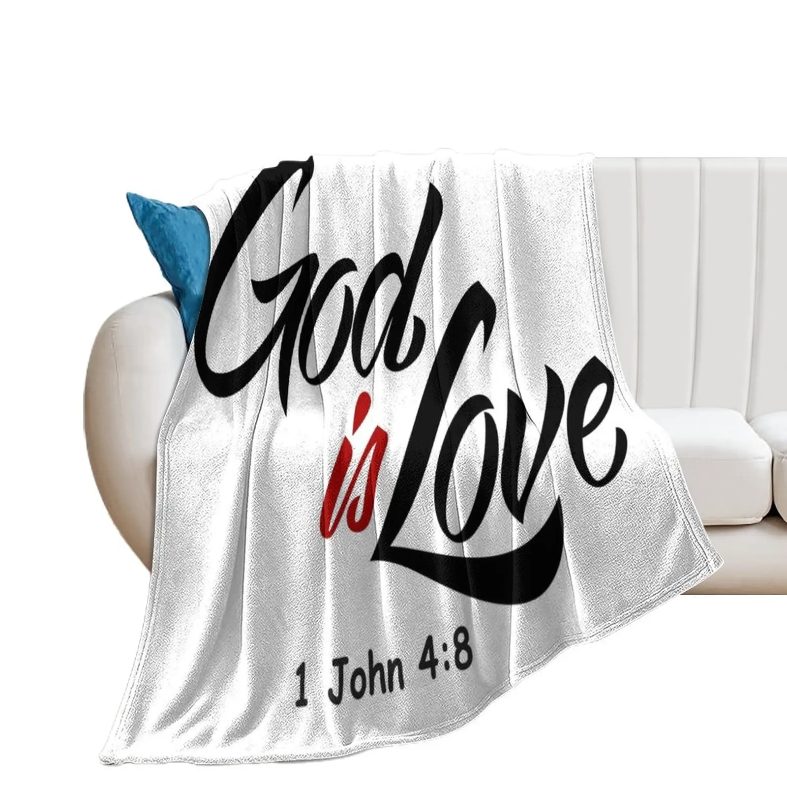 

God Is Love 1 John 4:8 Throw Blanket Luxury Designer Luxury St Blankets For Sofas anime Blankets