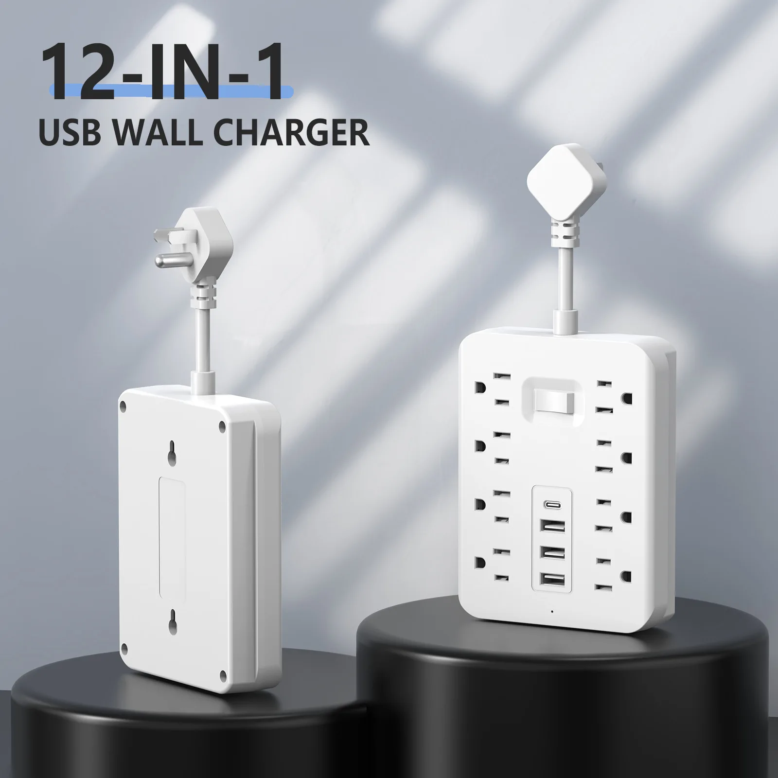 8 Outlets With 3 Us…