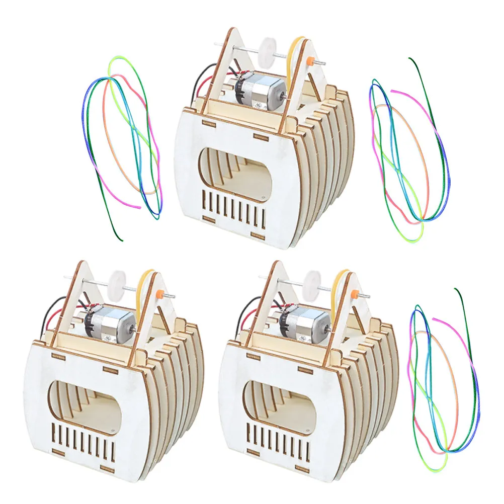 

Набор из 3-х деревянных конструкторов «Канатная дорога»: творческий набор для сборки, научно-познавательный проект для детей, развивающий набор для рукоделия