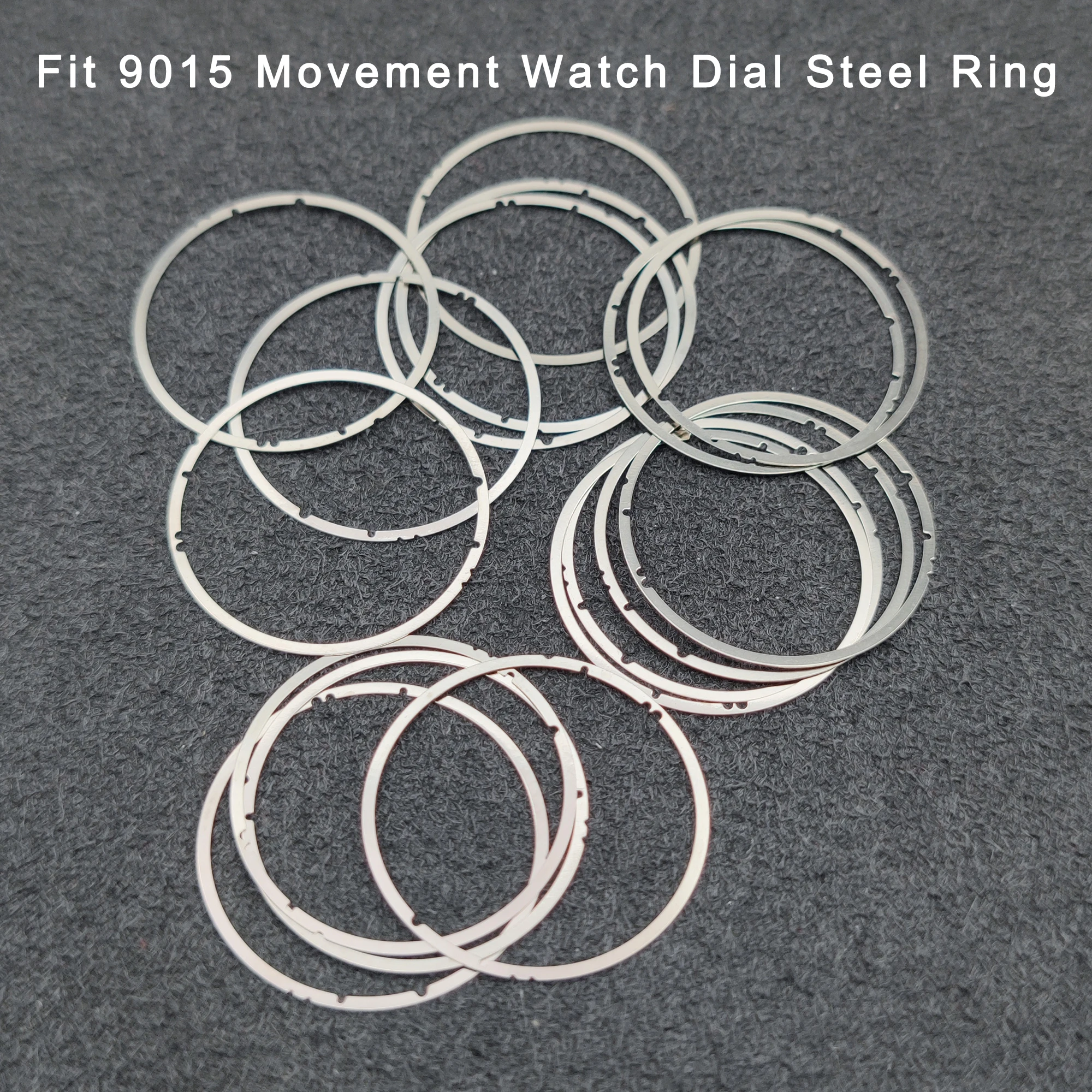 Watch Dial Steel Ring Repair Tool Parts Fit 9015 Movement Watch Movement Accessories Replacement Parts Miyota 9015 Shanghai 9015