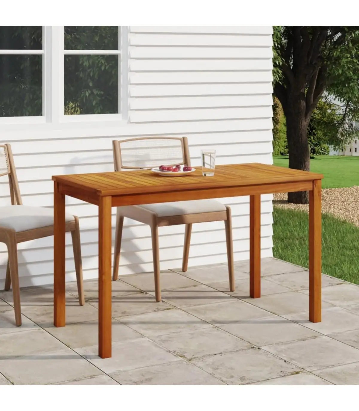 Garden tables garden table solid wood acacia 110x55x67 cm