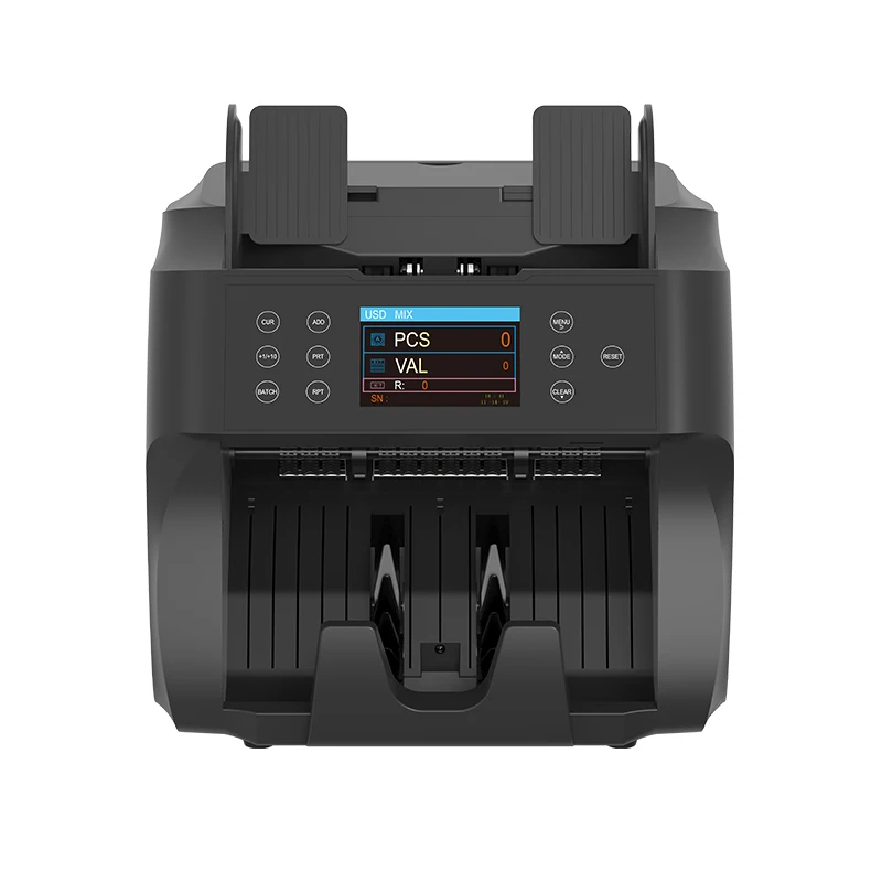 

Mixed Denomination, Value Counting, Serial Number, Multi Currency, 2 CIS/UV/IR/MG/MT Counterfeit Detection