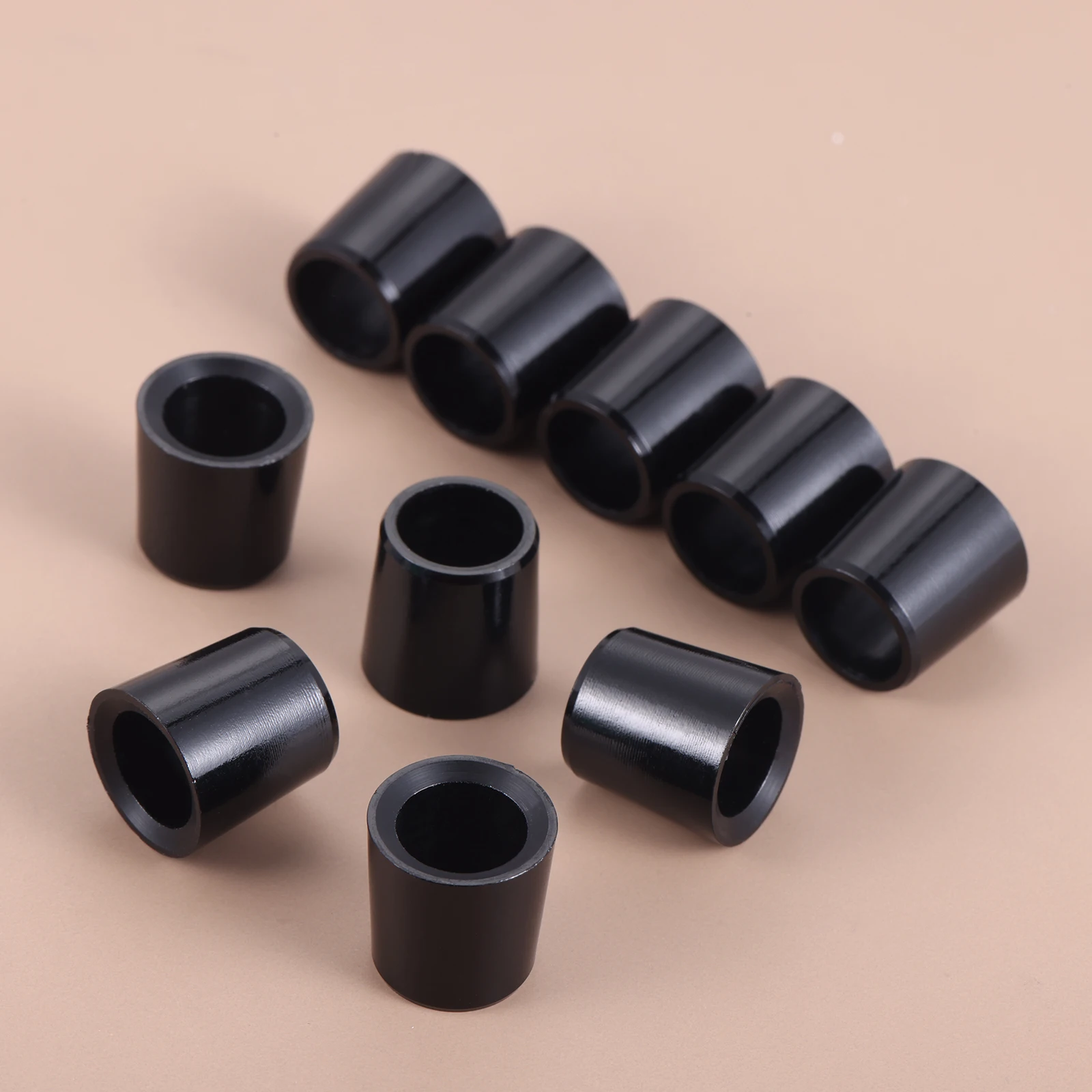 10 Pcs Golf Ferrules Black Plastic Fit For 0.350 Tip Driver and Fairway Wood Shaft Golf Replacement Parts 8.9*13*12.7mm