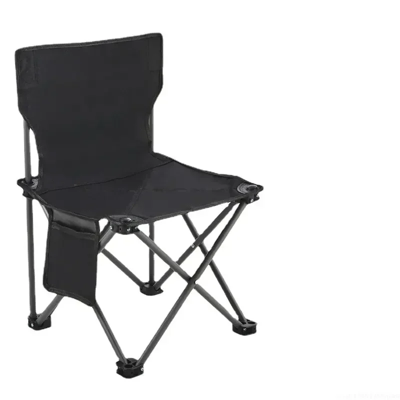 Outdoor Folding Chair Portable Ultra-light Camping Fishing Stool Backrest Camping Folding Chair Art Student Leisure Stool new