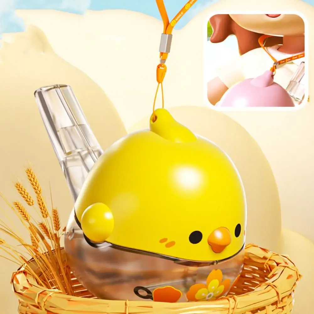 Criativo boca treinamento muscular água pássaro apito pode adicionar água transparente apito dos desenhos animados instrumento musical crianças brinquedo