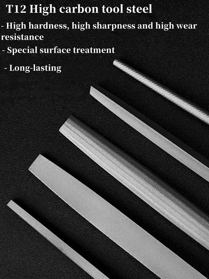 

5pcs 6"8"10"12" Inch Mini Metal Rasp Needle Files Set Wood Carving Tools for Steel Rasp Needle Filing Woodworking Hand File Tool