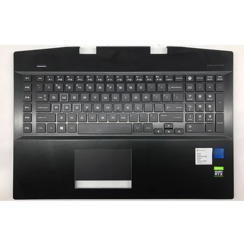 

Y для HP Omen 5 Plus 17-CB TPN-C144 упор для рук C корпус с сенсорной панелью клавиатуры