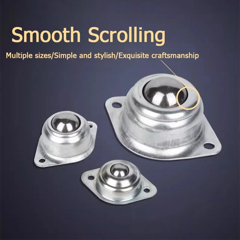 Universal Conveyor Ball CY12/15/18/19/25/30/38A Carbon Steel Bull Eye Wheel Conveyor Ball Caster Furniture Caster