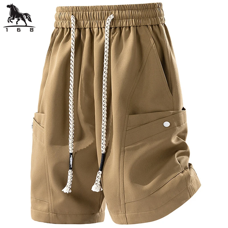 

Men's shorts in sizes 6XL, 7XL, 8XL, summer new men's shorts, sport solid color casual pants, five-point fitness sport pant 1501