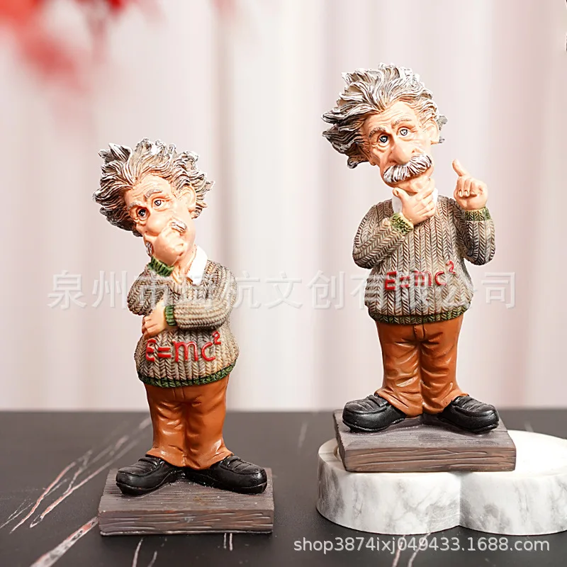 

New Product 2025 Character Scientist Ornament Bedroom Study Living Room Entrance Cabinet Office Decoration Creative Decoration