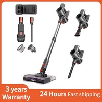 IDEACH Wireless Wet and Dry Vacuum Cleaner for Home 30kPa Powerful Suction Touchscreen Electric Sweeper Vertical Vacuum Cleaner