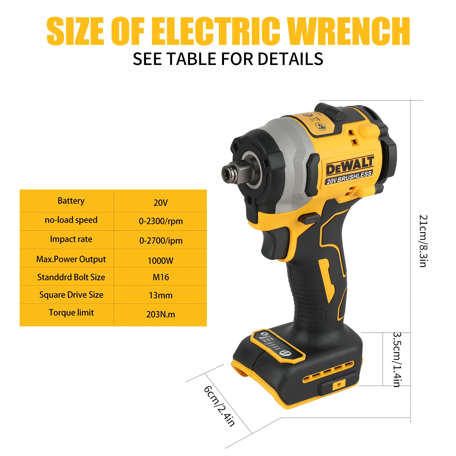 Clé à chocs compacte sans bala - Dewalt Power Tools Xr avis et prix