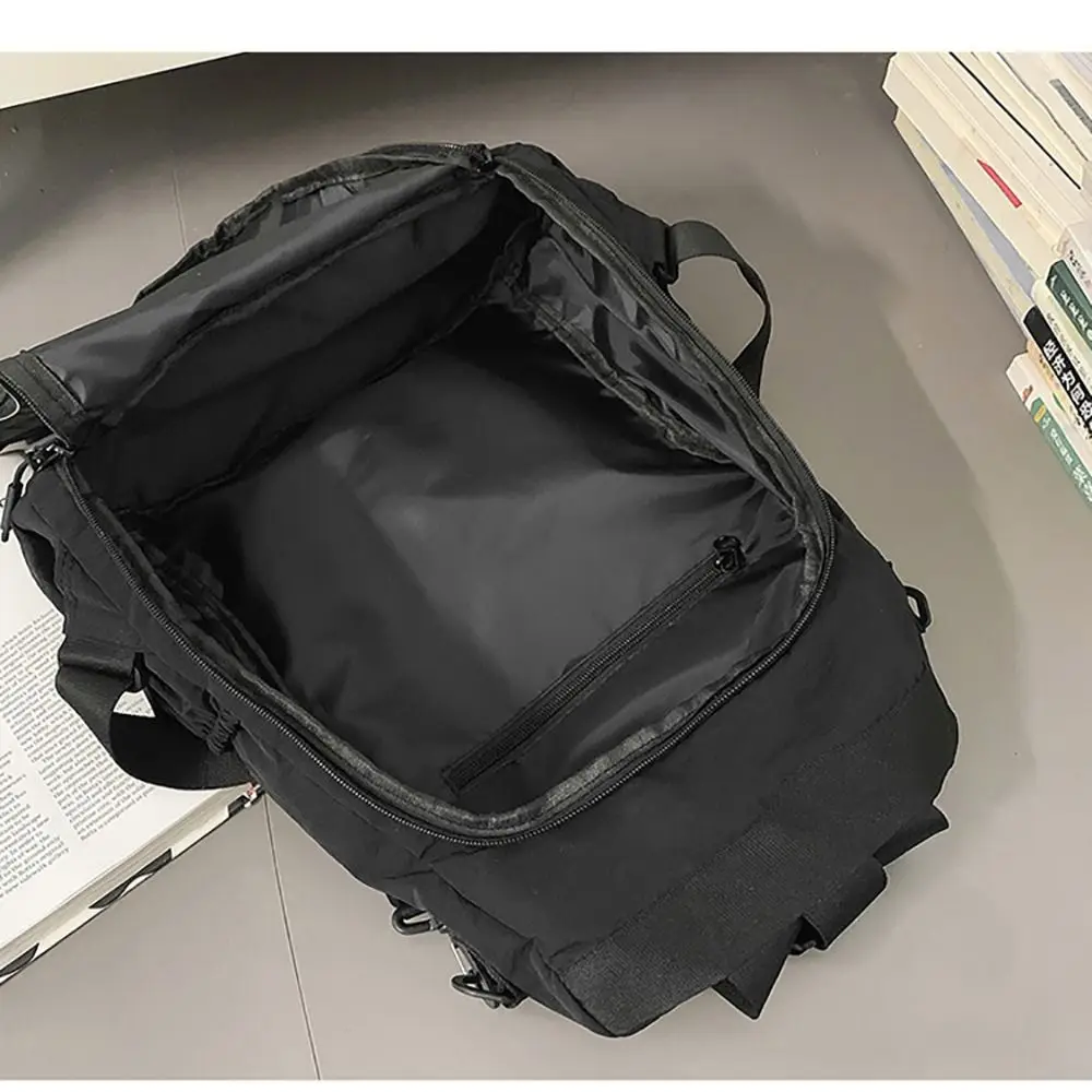 Minimalist Multicolor Backpack Multi-functional Large Capacity School Bag Nylon Multi-pocket Crossbody Bag Daily Commute