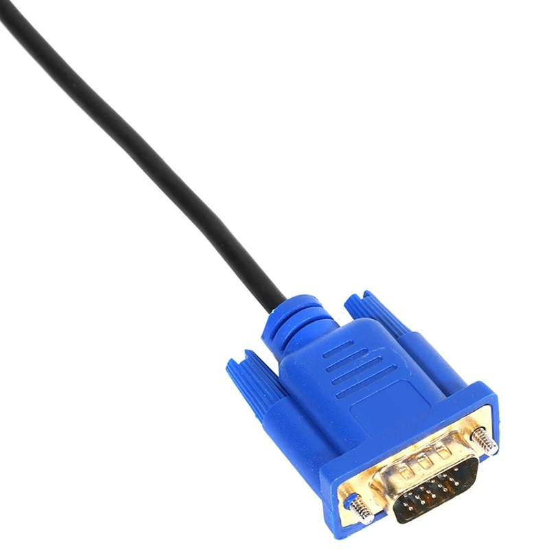 -ESTR 3X HDTV 골드 수-VGA HD-15 수 15핀 어댑터 케이블 6피트 1.8M 1080P