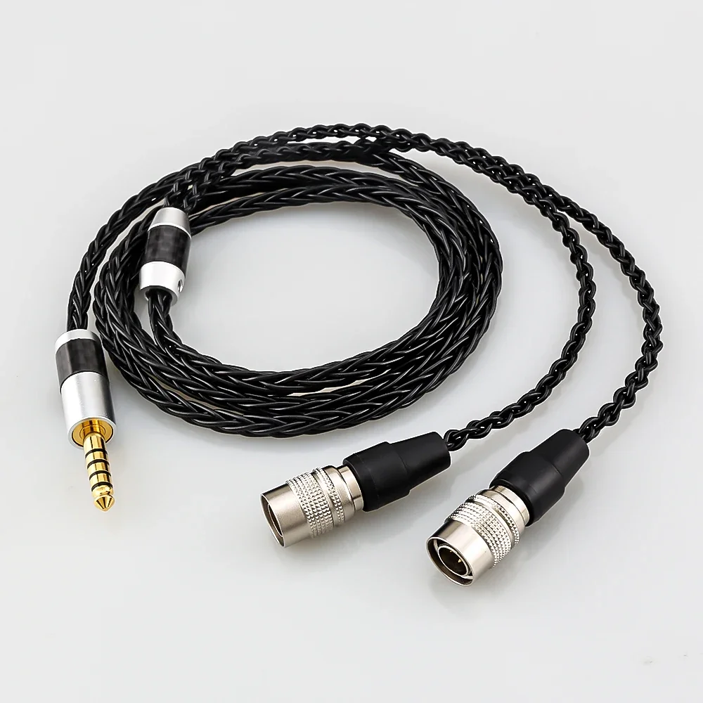 

2.5/3.5/4.4mm 4pin XLR Balanced HIFI Earphone Headphone Upgrade Cable For Mr Speakers Ether Alpha Dog