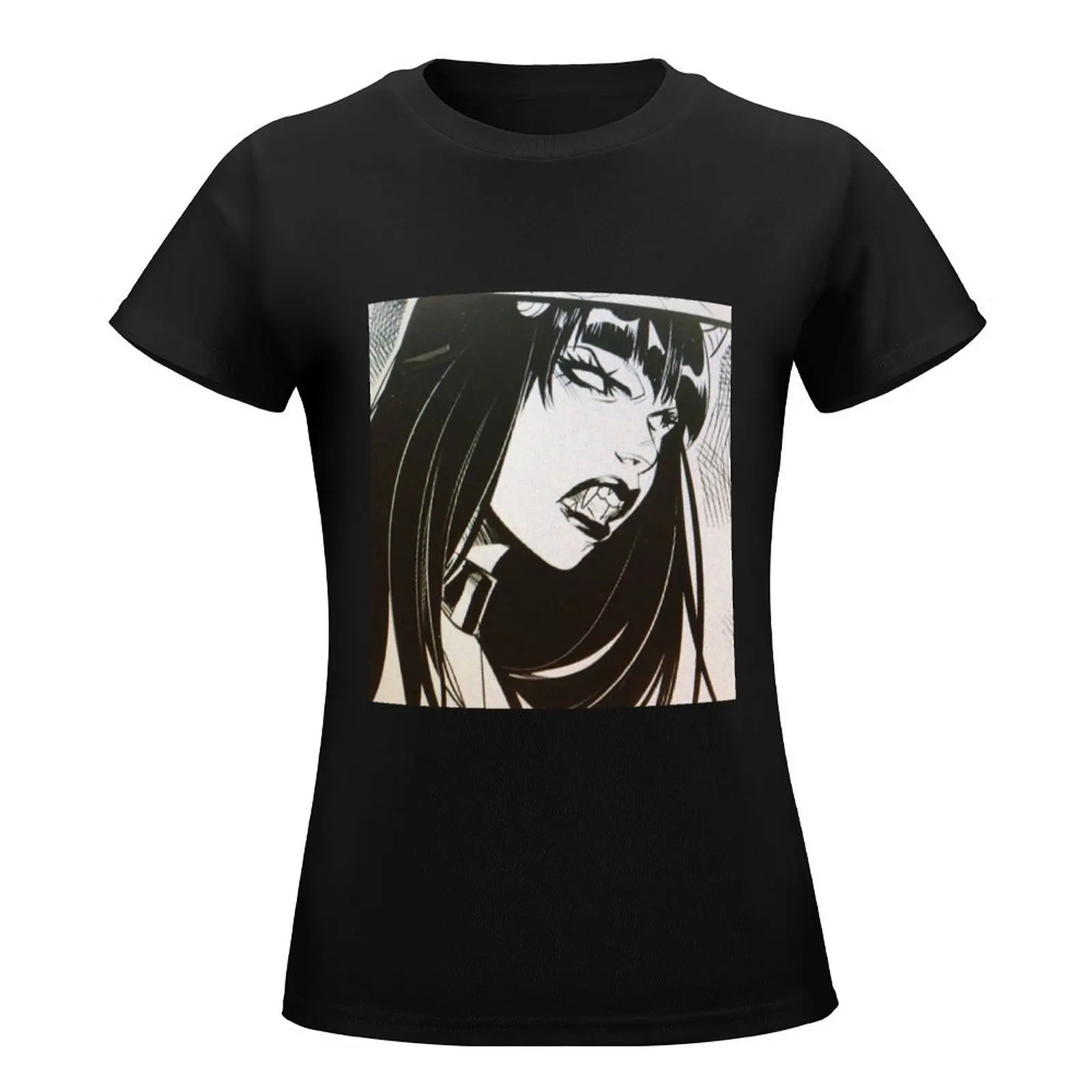 VAMPIRE GIRL T-Shirt tees plain summer clothes customs tops Women