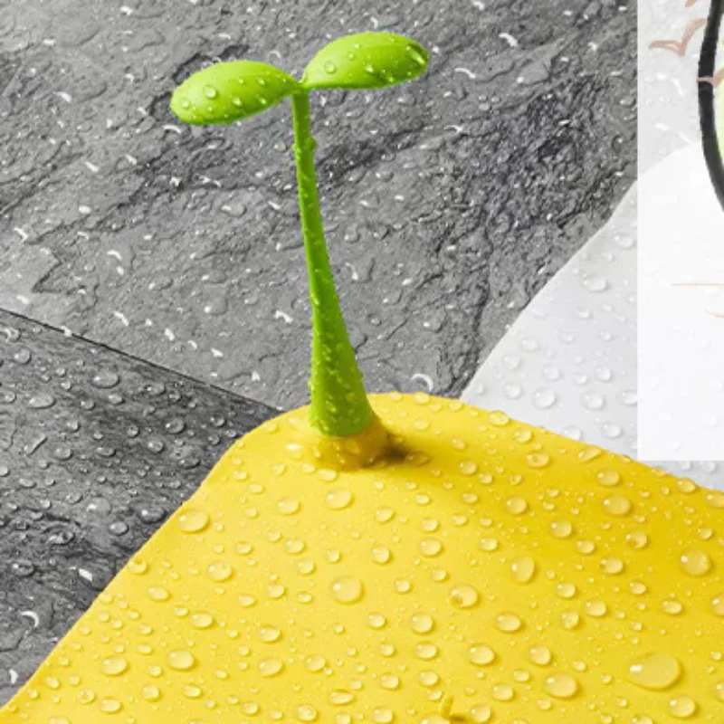 

Plugs Small Grass Sprouts Sewer Bean Sprouts Shape Deodorant Mat Silicone Anti-insect Anti-odor Floor Drain Cover Kitchen Bath