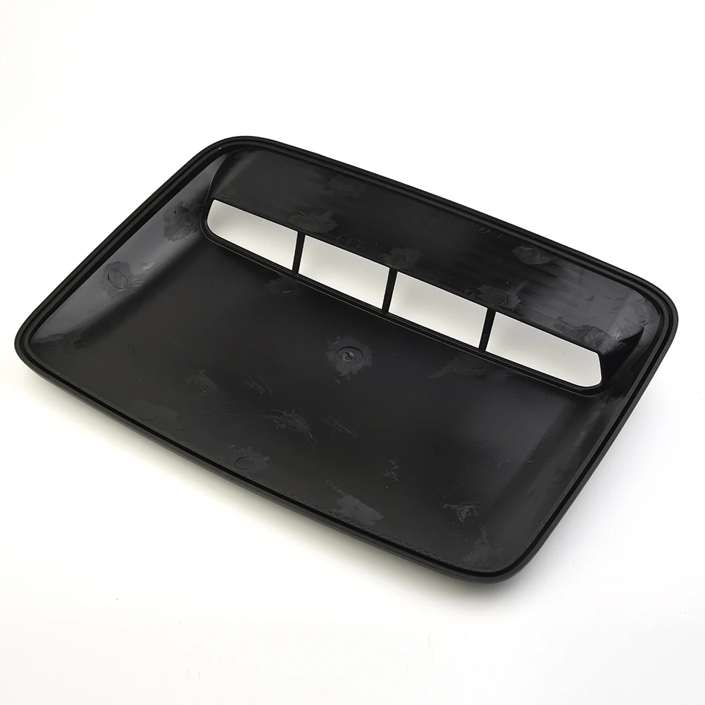 Black Air Flow Intake for bonnet Hood Vent Decorative Scoop Cover Car Stickers Simulation Vent Modified Air Intake
