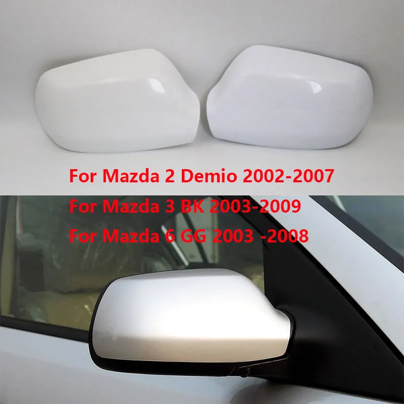 

Car Door Rear view Mirror Cover Cap For Mazda 2 Demio 2002-2007 3 BK 2003-2009 6 GG 2003 -2008