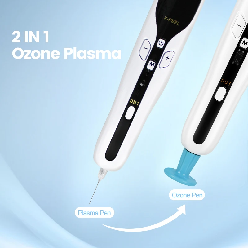 Professional 2 in 1 Ozone Plasma Pen Mole Removal Pen Sterilize Acen Skin Spot Remover Face Lifting Skin Eyelid Lift