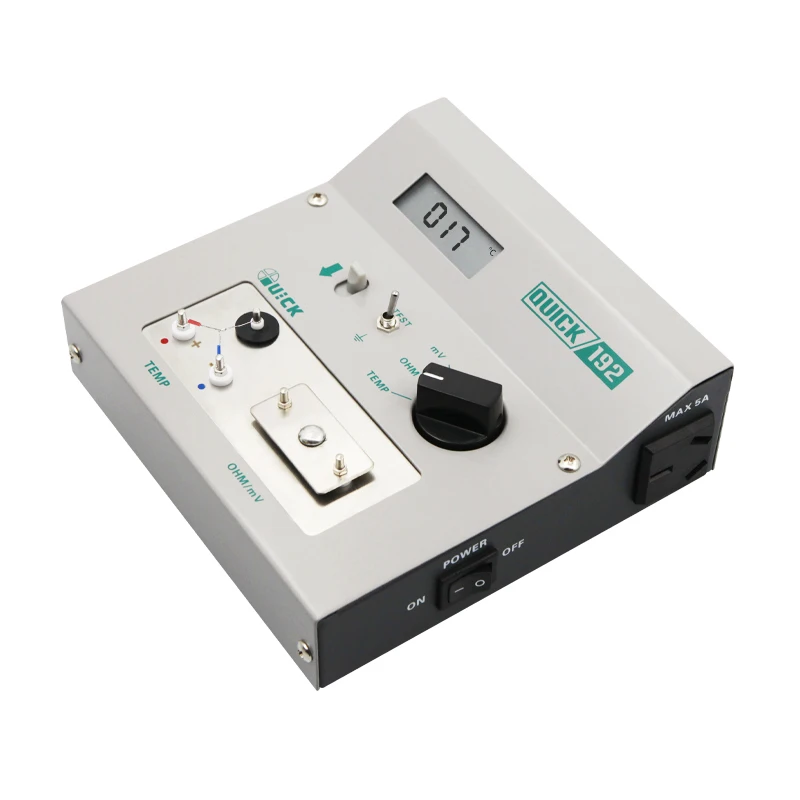 Soldering iron tester Quick Intelligent 192 temperature  for soldering temperature,voltage,resistance LCD fast measurement