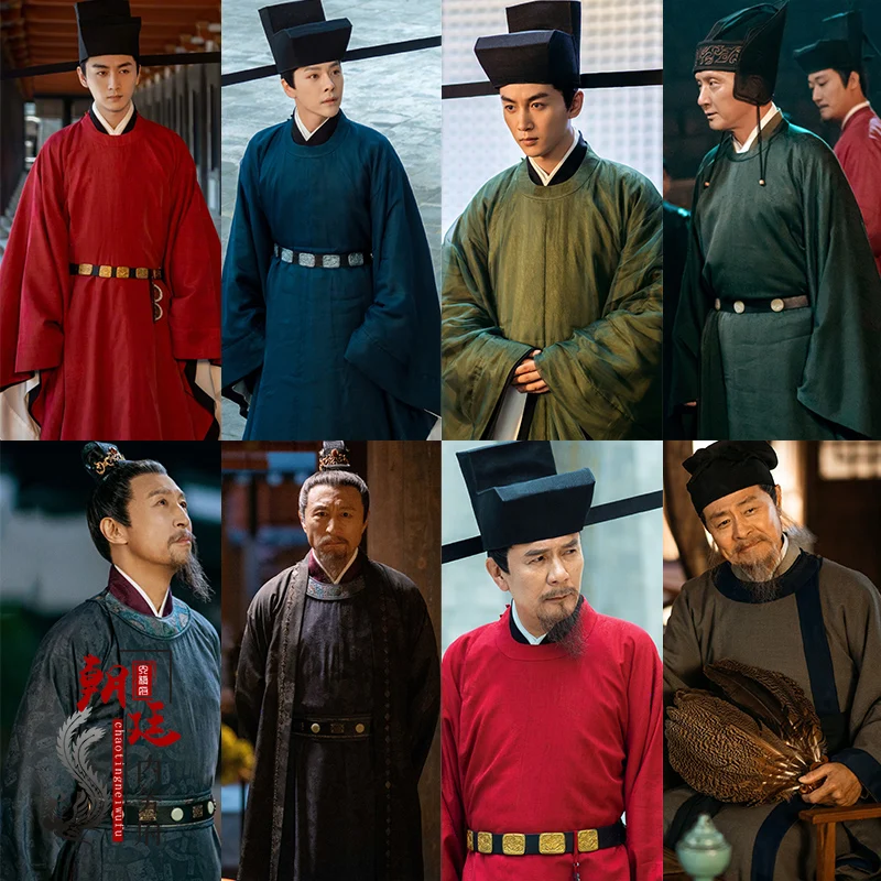 TV chinesa cosplay trajes para homens, um sonho de esplendor dinastia Menghualu Song TV solta, filme chinês han, trajes cosplay, 2024