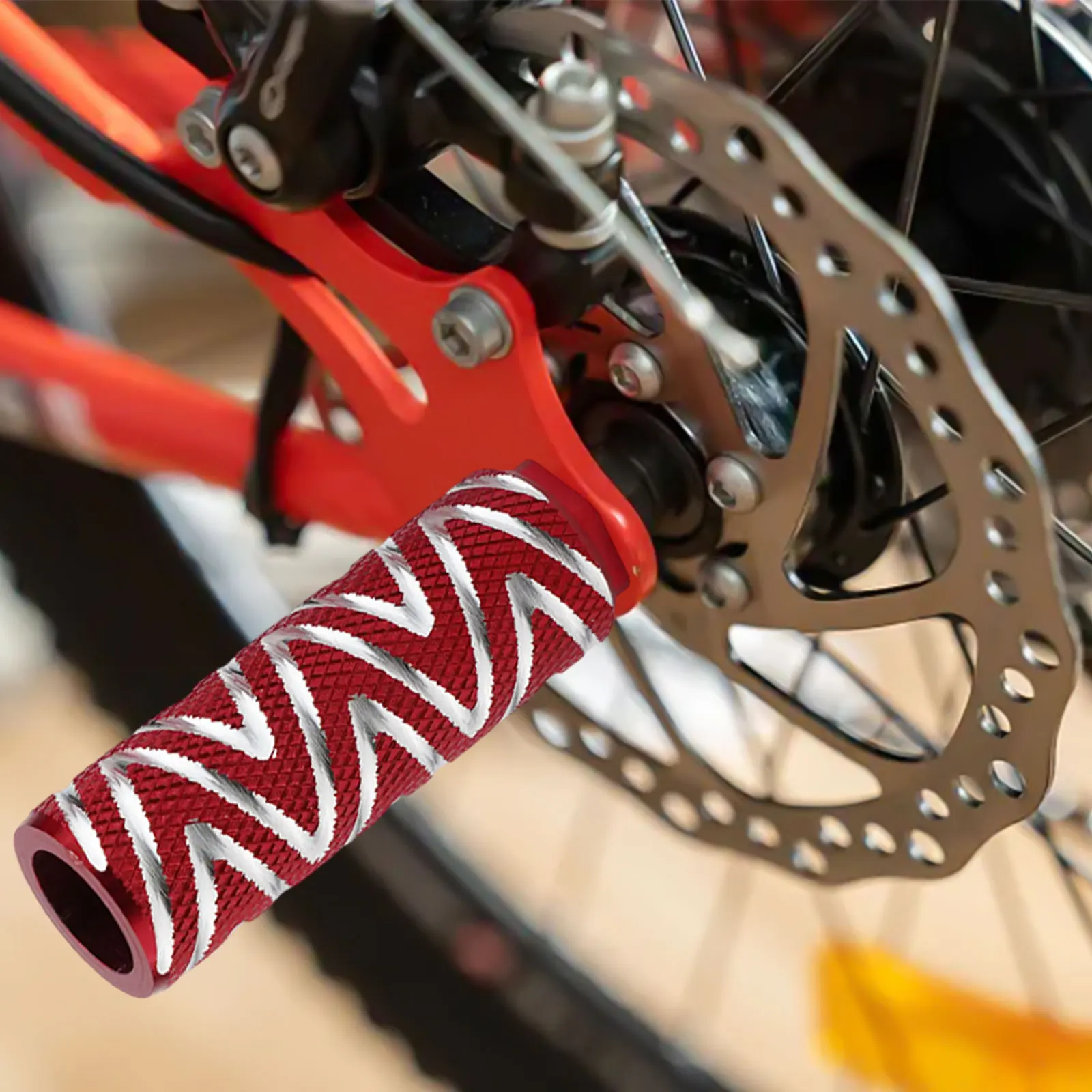 

Велосипедные подножки из алюминиевого сплава Алюминиевые педали Аксессуары для велосипеда Подножки из алюминиевого сплава Противоскользящая конструкция Цилиндрическая форма