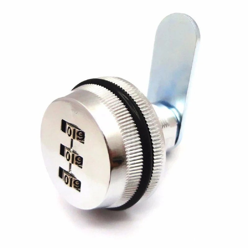 3 Digit Security Password Keyless Drawer Cam Lock Combination Coded Door Cabinet Home Hardware Zinc Alloy Mail Box