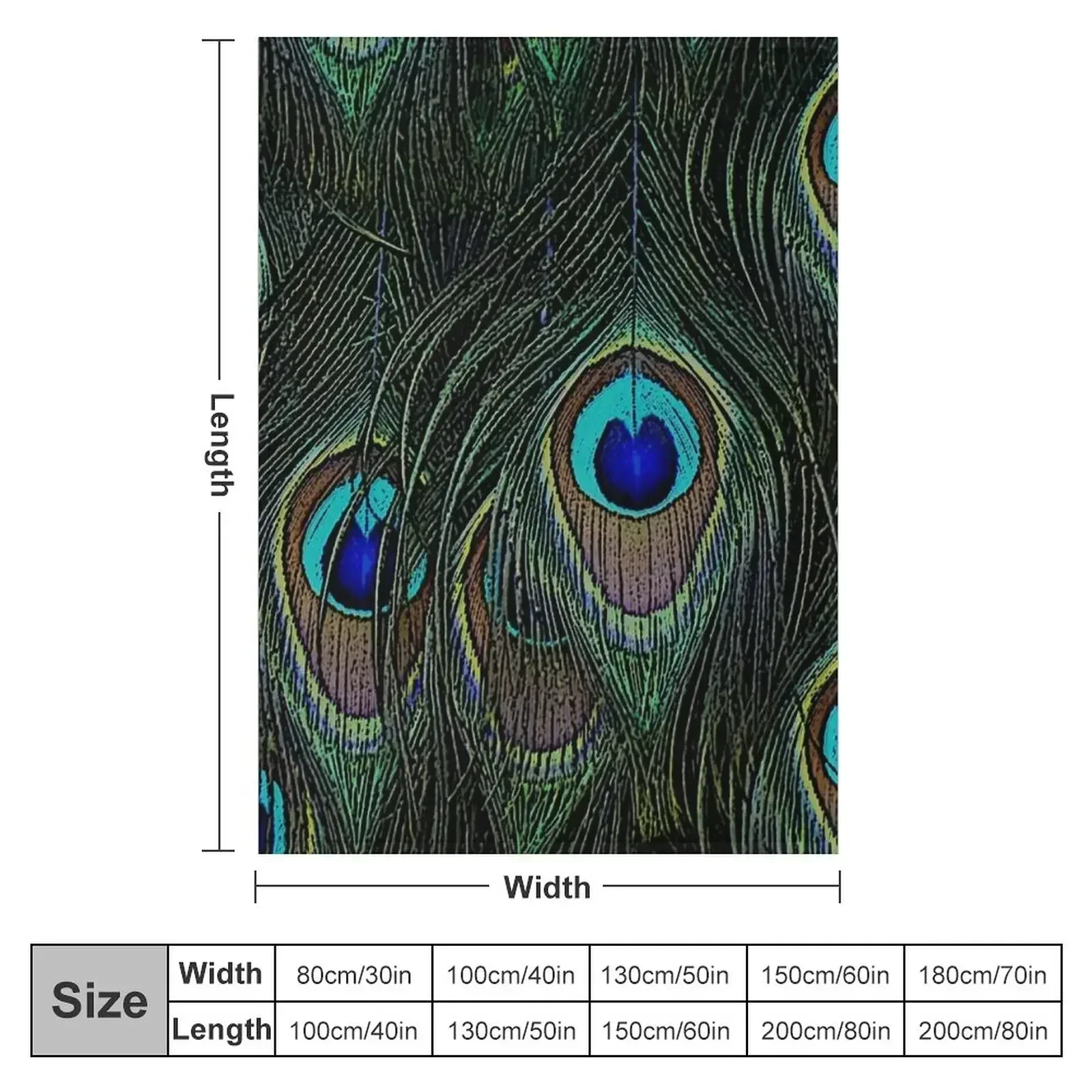 Peacock feathers, bird lover gifts, cool bird outfits, beautiful feather patterns Throw Blanket