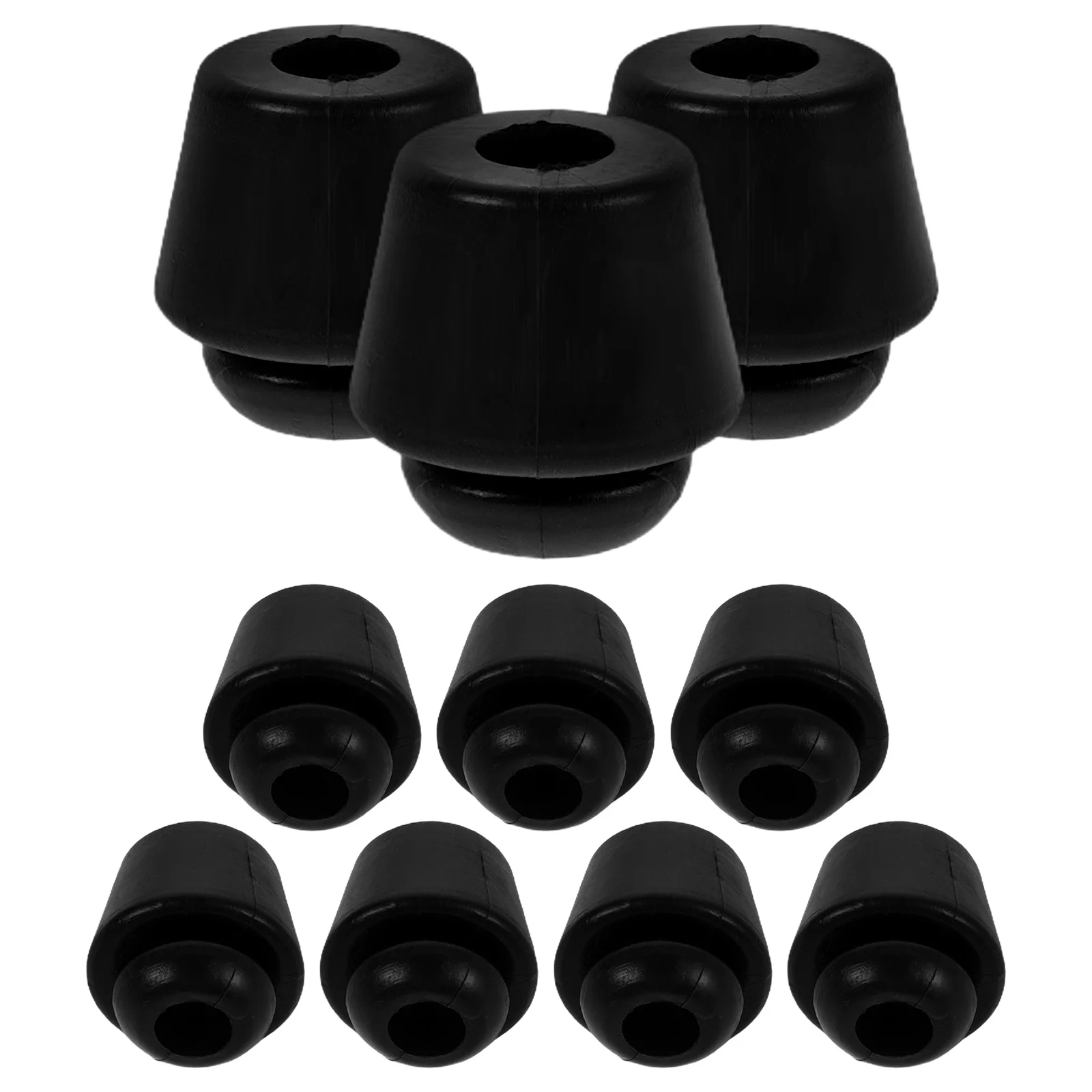 

10pcs Rubber Cushion Buffer Stopper Car Hood Hood Bumper Buffer Bumper Durable Shock Absorption Black 120*50mm