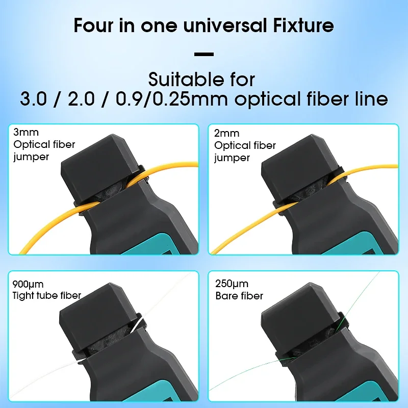 Imagem -04 - Comptyco Aua40 Live Fiber Optical Identifier Built-in Visual Fault Locator 10mw 8001700nm sm mm