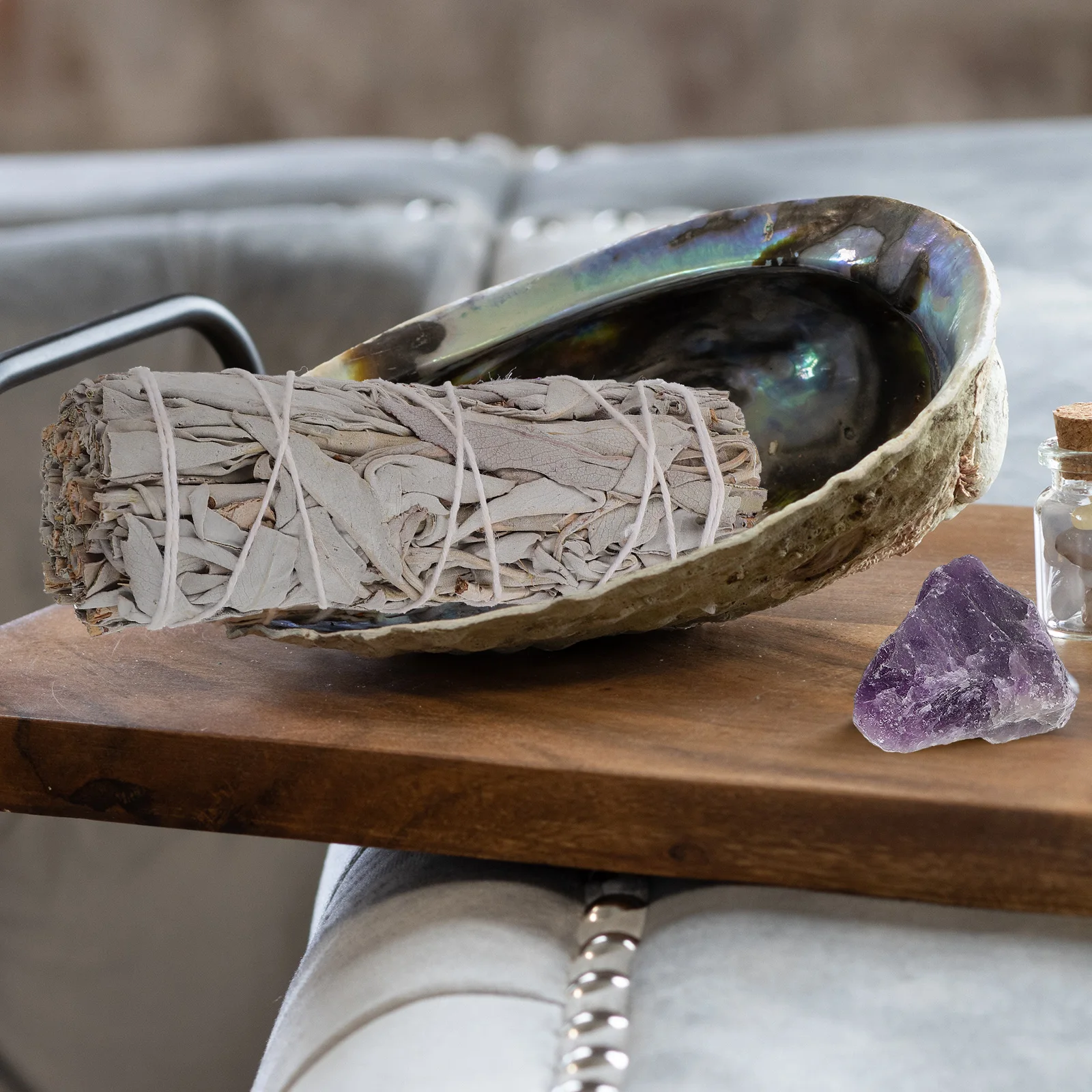 

Aromatherapy Set 4 Inch White Sage Sticks Wood Incense Home Cleansing Yoga Meditation Lavender Aroma Decor