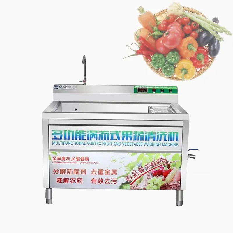 Fresh Fruits Vegetables Wash Machine Industrial Greens Fruit Leafy Cabbage Washing Machine