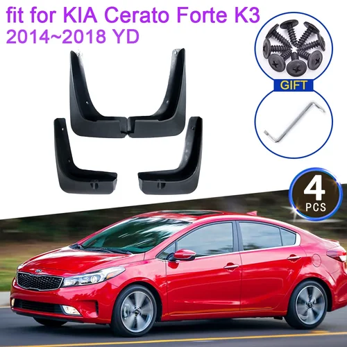 Para KIA Cerato Forte K3 2014 2015 2016 2017 2018 YD guardabarros protectores contra salpicaduras guardabarros delantero rueda trasera accesorios de coche