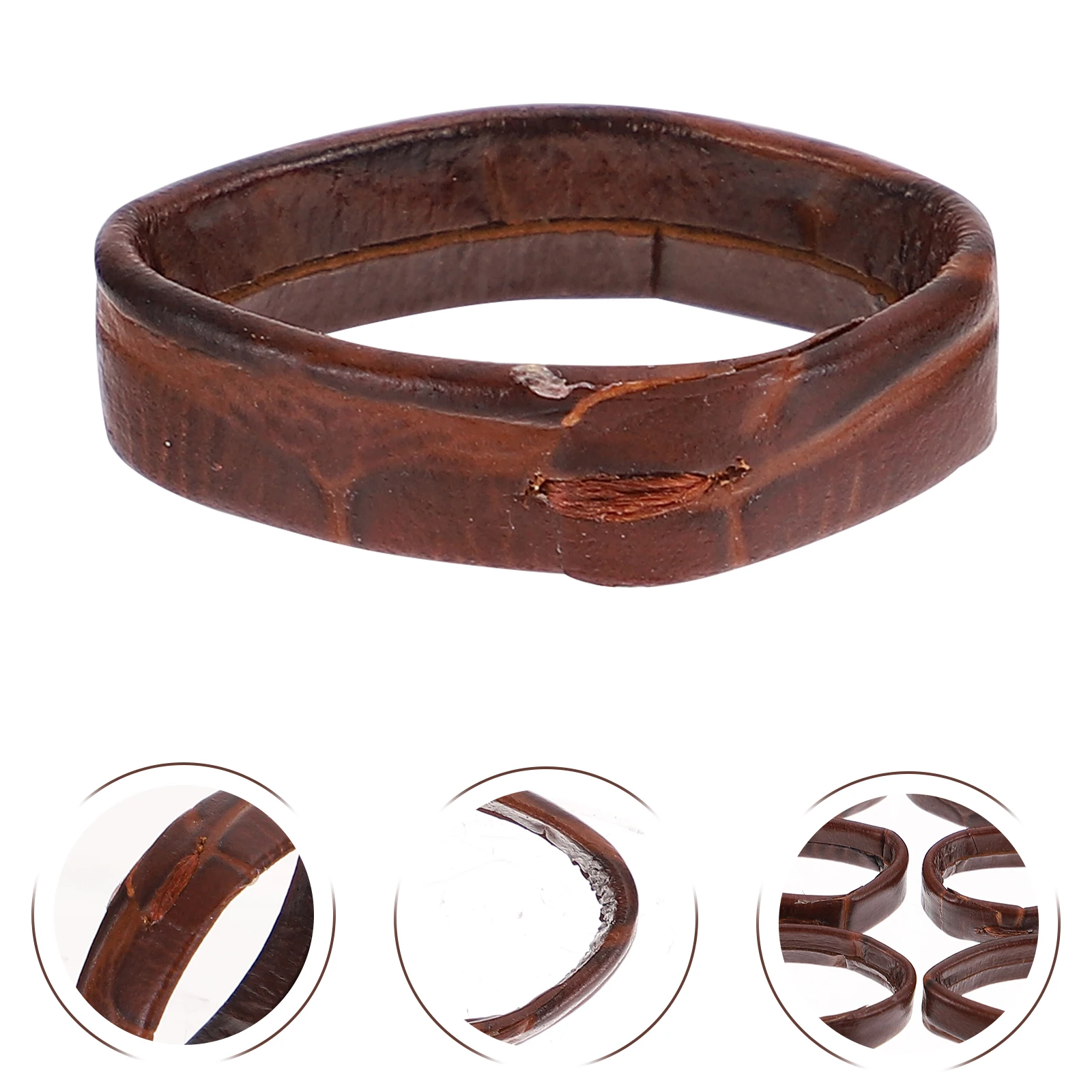 

10 Pcs Table Ring Bezel Watch Loop Replacement Loops Accessories Bead Band Strap Watchbands Man