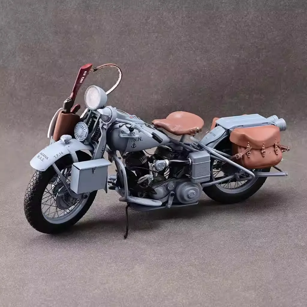 

Franklin 1/10 Harley WLA Motorcycle Model Navy