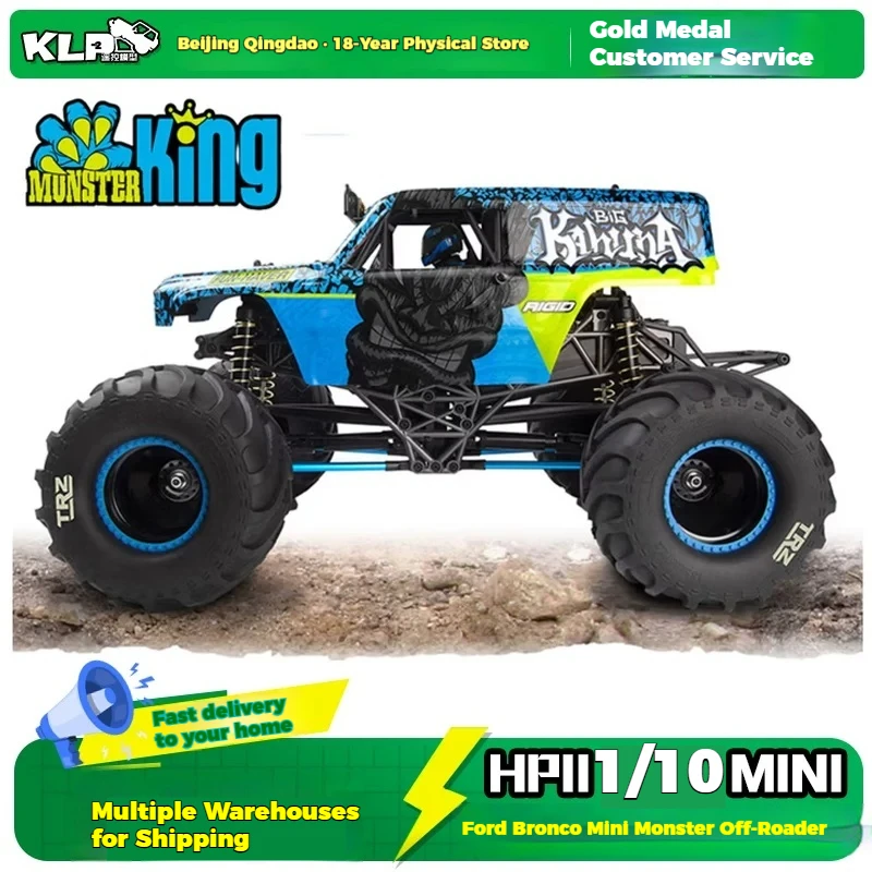 

Радиоуправляемый монстр-трак HPI Racing Munster King 1/10 4WD, реалистичная имитация внедорожника, модель 160765